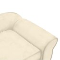 VidaXL Sofa dla psa, kremowa, 72x45x30 cm, pluszowa