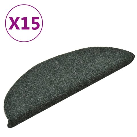 Samoprzylepne nakładki na schody, 15 szt., zielone, 56x17x3 cm Samoprzylepne nakładki na schody, 15 szt., zielone, 56x17x3 cm