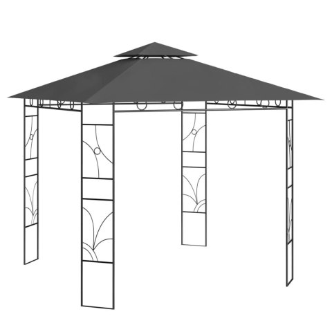  Altana, 3x3x2,7 m, antracytowa, 160 g/m²