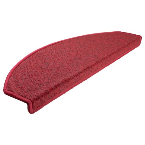 Nakładki na schody, 15 szt., 65 x 24 x 4 cm, bordowe Nakładki na schody, 15 szt., 65 x 24 x 4 cm, bordowe