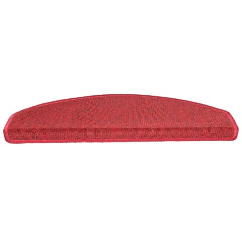 Nakładki na schody, 15 szt., 65 x 24 x 4 cm, bordowe Nakładki na schody, 15 szt., 65 x 24 x 4 cm, bordowe