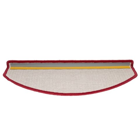 Nakładki na schody, 15 szt., 65 x 24 x 4 cm, bordowe Nakładki na schody, 15 szt., 65 x 24 x 4 cm, bordowe