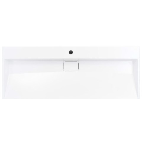Umywalka, 120x46x11 cm, kompozyt mineralny/marmurowy, biała Umywalka, 120x46x11 cm, kompozyt mineralny/marmurowy, biała