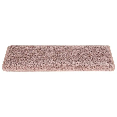 Nakładki na schody, 15 szt., 65x21x4 cm, biało-różowe Nakładki na schody, 15 szt., 65x21x4 cm, biało-różowe