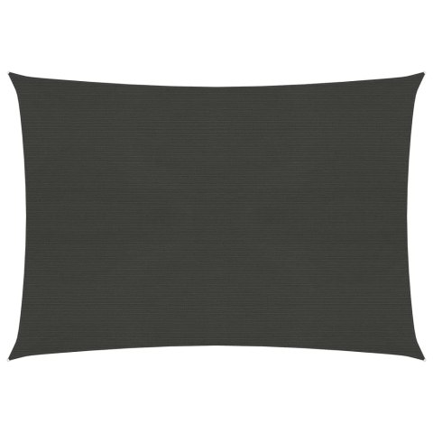  Żagiel przeciwsłoneczny, 160 g/m², antracytowy, 6x7 m, HDPE