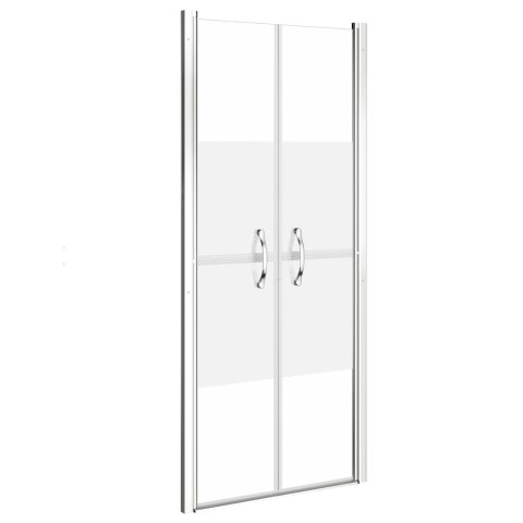 Drzwi prysznicowe, szkło częściowo mrożone, ESG, 76x190 cm Drzwi prysznicowe, szkło częściowo mrożone, ESG, 76x190 cm