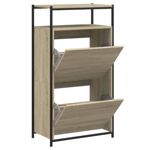 Szafka na buty, dąb sonoma, 60x34x112 cm Szafka na buty, dąb sonoma, 60x34x112 cm