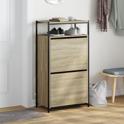 Szafka na buty, dąb sonoma, 60x34x112 cm Szafka na buty, dąb sonoma, 60x34x112 cm