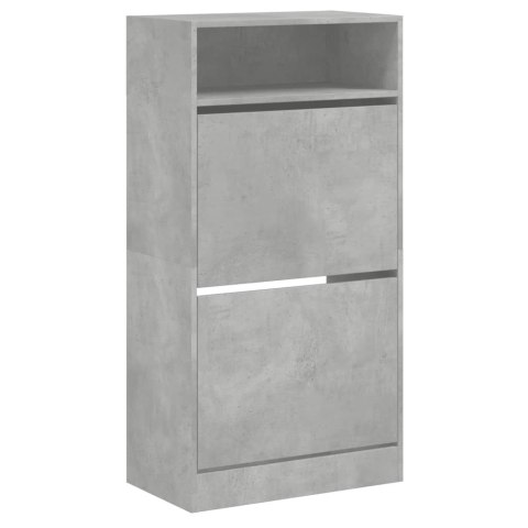 Szafka na buty, szarość betonu, 60x34x116 cm Szafka na buty, szarość betonu, 60x34x116 cm