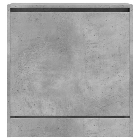 Szafka na buty, szarość betonu, 60x34x63,5 cm Szafka na buty, szarość betonu, 60x34x63,5 cm