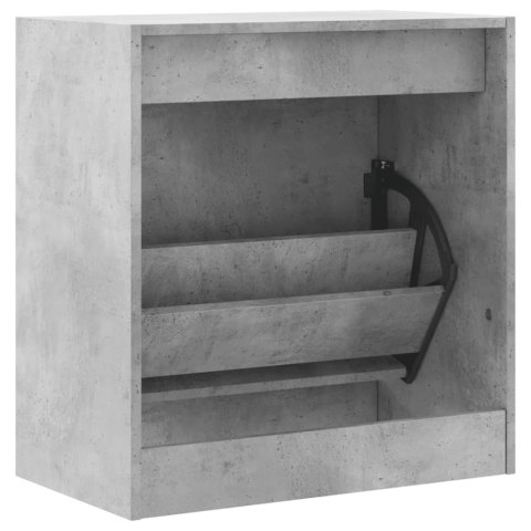 Szafka na buty, szarość betonu, 60x34x63,5 cm Szafka na buty, szarość betonu, 60x34x63,5 cm