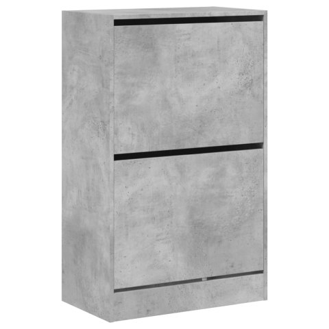 Szafka na buty, szarość betonu, 60x34x96,5 cm Szafka na buty, szarość betonu, 60x34x96,5 cm