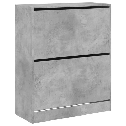 Szafka na buty, szarość betonu, 80x34x96,5 cm Szafka na buty, szarość betonu, 80x34x96,5 cm