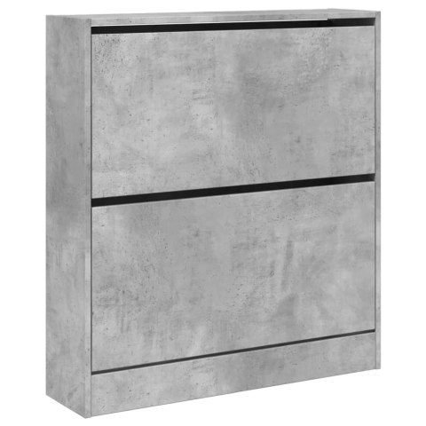 Szafka na buty, szarość betonu, 80x21x87,5 cm Szafka na buty, szarość betonu, 80x21x87,5 cm