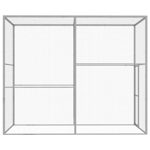 Klatka dla kota, 3 x 1,5 x 2,5 m, stal galwanizowana Klatka dla kota, 3 x 1,5 x 2,5 m, stal galwanizowana