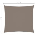 VidaXL Prostokątny żagiel ogrodowy, tkanina Oxford, 2x2,5 m, taupe