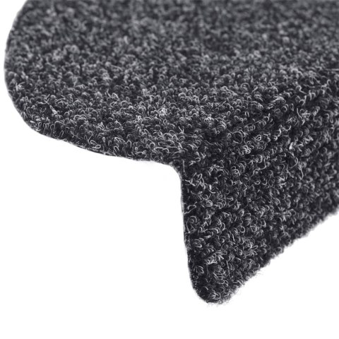Samoprzylepne nakładki na schody, 10 szt., szare, 65x21x4 cm Samoprzylepne nakładki na schody, 10 szt., szare, 65x21x4 cm