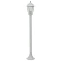 VidaXL Lampy ogrodowe, 110 cm, E27, aluminium, 6 szt., białe