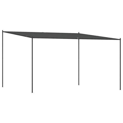 Altana, antracytowa, 4x4 m, 180 g/m², tkanina i stal Altana, antracytowa, 4x4 m, 180 g/m², tkanina i stal