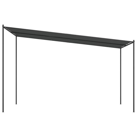 Altana, antracytowa, 4x4 m, 180 g/m², tkanina i stal Altana, antracytowa, 4x4 m, 180 g/m², tkanina i stal