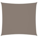 VidaXL Kwadratowy żagiel ogrodowy, tkanina Oxford, 3,6x3,6 m, taupe