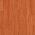 VidaXL Łóżko piętrowe, woskowy brąz, 90x200 cm, lite drewno sosnowe