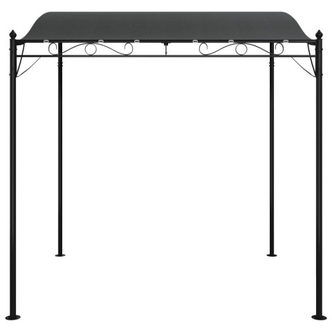 Zadaszenie, antracytowe, 2x2,3 m, 180 g/m², tkanina i stal Zadaszenie, antracytowe, 2x2,3 m, 180 g/m², tkanina i stal