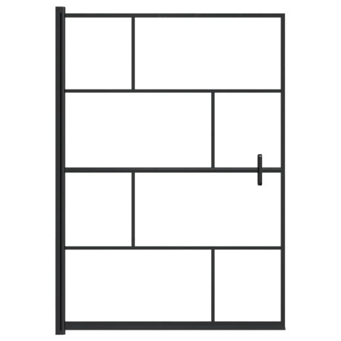 Kabina prysznicowa, ESG, 100x140 cm, czarna Kabina prysznicowa, ESG, 100x140 cm, czarna