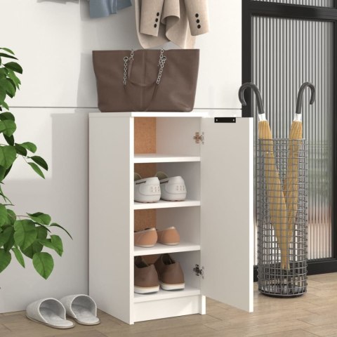 Szafka na buty, biała, 30x35x70 cm, materiał drewnopochodny Szafka na buty, biała, 30x35x70 cm, materiał drewnopochodny