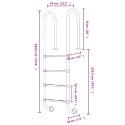 VidaXL Drabinka do basenu, 54x38x184,5 cm, stal nierdzewna 304