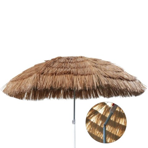 HI Parasol plażowy hawajski, 160 cm, beżowy