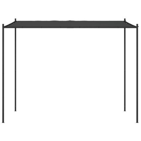 Altana, antracytowa, 3x3 m, 180 g/m², tkanina i stal Altana, antracytowa, 3x3 m, 180 g/m², tkanina i stal