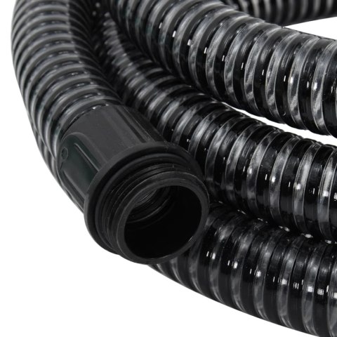 Wąż ssący z mosiężnymi złączami, czarny, 1,1" 15 m, PVC Wąż ssący z mosiężnymi złączami, czarny, 1,1" 15 m, PVC