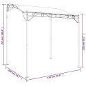  Zadaszenie, kremowe, 2x2,3 m, 180 g/m², tkanina i stal