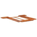  Rama łóżka futon w japońskim stylu, drewno akacjowe, 100x200 cm