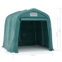 VidaXL Namiot garażowy z PVC, 1,6 x 2,4 m, zielony