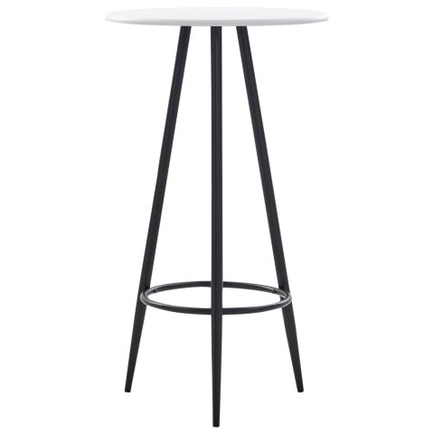 Stolik barowy, biały, 60 x 107,5 cm, MDF Stolik barowy, biały, 60 x 107,5 cm, MDF
