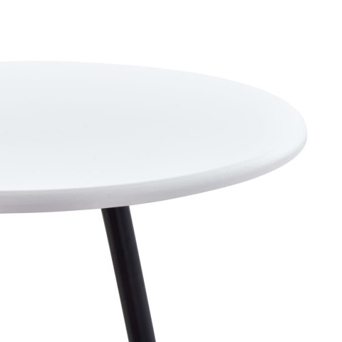 Stolik barowy, biały, 60 x 107,5 cm, MDF Stolik barowy, biały, 60 x 107,5 cm, MDF