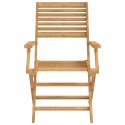  Składane krzesła ogrodowe, 4 szt., 54,5x61,5x86,5 cm, akacja