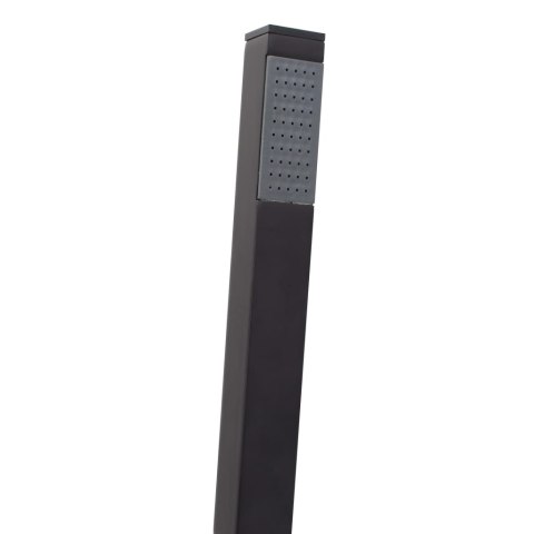 Bateria wolnostojąca do wanny, czarna, stal nierdzewna, 90 cm Bateria wolnostojąca do wanny, czarna, stal nierdzewna, 90 cm