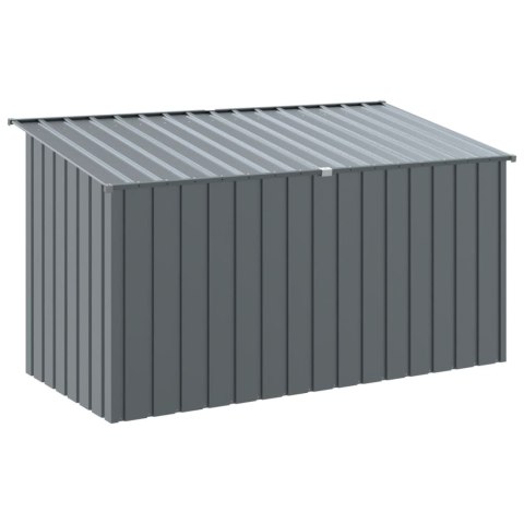 Buda dla psa, z dachem, antracytowa, 196x91x110 cm, stal Buda dla psa, z dachem, antracytowa, 196x91x110 cm, stal