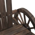 VidaXL 2-osobowe krzesło ogrodowe Adirondack, lite drewno jodłowe