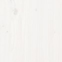VidaXL Komoda, biała, 100x35x74 cm, lite drewno sosnowe