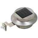 VidaXL Okrągłe lampy solarne na zewnątrz, 6 szt., LED, 12 cm, białe