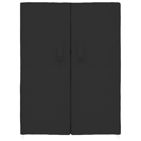 Szafka na buty, czarna, 60x28x90 cm, materiałowa Szafka na buty, czarna, 60x28x90 cm, materiałowa