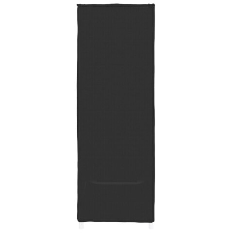 Szafka na buty, czarna, 60x28x90 cm, materiałowa Szafka na buty, czarna, 60x28x90 cm, materiałowa