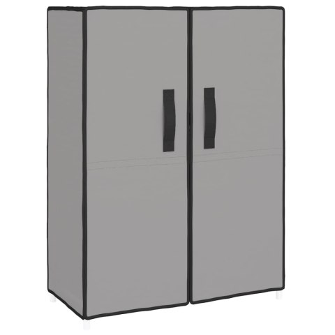Szafka na buty, szara, 60x28x90 cm, materiałowa Szafka na buty, szara, 60x28x90 cm, materiałowa