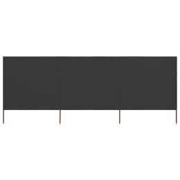  Parawan 3-skrzydłowy z tkaniny, 400x160 cm, antracytowy