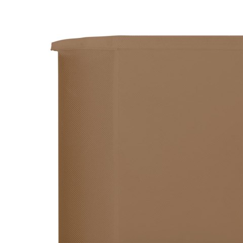 Parawan 3-skrzydłowy z tkaniny, 400x160 cm, taupe Parawan 3-skrzydłowy z tkaniny, 400x160 cm, taupe