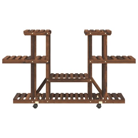 Kwietnik na kółkach, 110x25x78 cm, lite drewno jodłowe Kwietnik na kółkach, 110x25x78 cm, lite drewno jodłowe